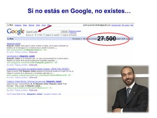 27.500
Si no estás en Google, no existes…
 