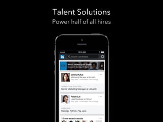 Talent Solutions
Power half of all hires

 