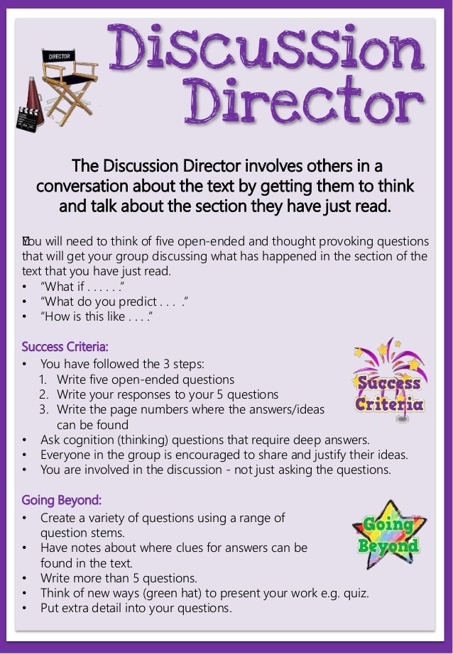 Literature Circles Roles @ TPS