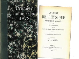 Premier
numéro en
1872

9

 