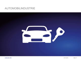 AUTOMOBILINDUSTRIE 
codecentric AG 
30.10.2014 Seite 17 
 