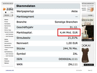 codecentric AG 30.10.2014 Seite 23 
 