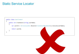 Static Service Locator
 