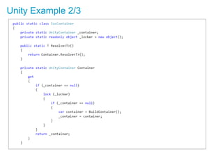Unity Example 2/3
 