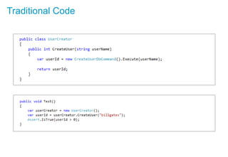 Traditional Code
 