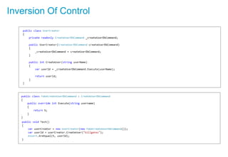 Inversion Of Control
 