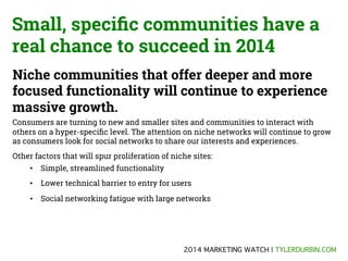 2014 Marketing Trends & Opportunities