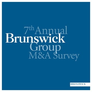 M&A Survey
7th
Annual
 