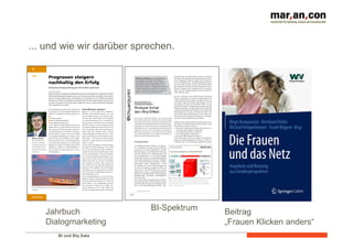 BI und Big Data 	
  
... und wie wir darüber sprechen.
www.ddv.de
44
Im Dialogmarketing können die Basis-Informationen
für analytisches Customer Relationship Management
(CRM) in die folgenden drei Blöcke gegliedert wer-
den:
Kundenstammdaten
Kauf- und Bestellinformationen
Kommunikationsinformationen
Durch verändertes Kundenverhalten kommt mit der
digitalen Welt eine weitere Dimension ins Spiel, die
beim analytischen CRM berücksichtigt werden muss:
die Online-Datenspur. Sie hilft dabei, die Prognose-
güte der Modelle zu verbessern und somit den Ertrag
der Dialogmarketing-Maßnahmen zu steigern. Umge-
kehrt muss aber auch der Rückfluss der im Offline-
Kanal gewonnenen Kauf- und Bestellinformationen
in den Online-Kanal möglich sein, um den Erfolg der
Maßnahmen zu steigern. Letztendlich bietet auch die
Optimierung innerhalb der Online-Maßnahmen in
sich eine Quelle zur Ertragssteigerung, die nicht zu
vernachlässigen ist.
Online-Welt genau analysieren
Beginnen wir mit der Online-Welt. Empfehlungs-
Maschinen (Recommendation-Engines oder auch
„Amazon-Prinzip“ genannt) sind im Internet mittler-
weile Status-Quo. Auch die Suche auf der Homepage
muss schnell und effizient sein, wie es der Kunde von
Google gewohnt ist. Dem Kunden wird so der Einkauf
erleichtert. Wichtig ist, diese Informationen auch für
das analytische CRM bereitzustellen. Denn die Ange-
bote, die der Kunden offline schon ausgeschlagen hat,
sollten online nicht wiederholt werden. Anderseits
sind die Suchbegriffe des Kunden ein nicht zu schla-
gender wichtiger Hinweis auf seine Bedürfnisse. Diese
Daten können – wenn der Kunde sein Einverständnis
gegeben hat – genutzt werden, um ihn ein optimiertes
Angebot zu machen.
Auch die Analyse des Öffnungs- und Klickverhaltens
der Kunden bei E-Mail-Newslettern ist eine Quelle
für die weitere Optimierung des CRM. Die Öffnungs-
zeiten der Newsletter an sich können genutzt werden,
um den Aussendezeitpunkt („Send Time Optimiza-
tion“) für jedes Kundensegment individuell zu opti-
mieren. Eine im Auftrag von AOL in den USA durch-
geführte Studie zeigt, dass fast jeder vierte Befragte
seine Nachrichten am liebsten direkt morgens nach
dem Aufstehen liest und: Jeder Dritte Internetnutzer
prüft seine E-Mails mehrfach am Tag. Zudem gaben
die Befragten an, ihre E-Mails gerne nach der Rück-
kehr von der Arbeit, in der Mittagspause oder kurz vor
dem Schlafengehen zu lesen.
„Die Encyclopaedia Britannica, Inc. hat sich an einem
Betatest des Anbieters Silverpop beteiligt und mit der
Send-Time-Optimization-Funktion den Versand der
Werbe-E-Mails zu ihrer Frühlingsaktion gesteuert.
Das Unternehmen versendete die eine Hälfte seiner
E-Mails gleichzeitig und die andere Hälfte über
die Send-Time-Optimization-Funktion. Das Ergebnis:
CRM
Prognosen steigern
nachhaltig den Erfolg
Klassisches Dialogmarketing per Online-Welt optimieren
Von Meinert Jacobsen
Während bisher das klassische Dialogmarketing die Informationsbasis für analytisches Customer
Relationship Management bildete, rücken heute zunehmende Online-Aktivitäten in den Vorder-
grund. Die daraus gewonnenen Informationen sind inzwischen für eine effektive Kundenan-
sprache unverzichtbar. Cross-Media muss deshalb bereits bei der Analyse ansetzen. Doch wie und
wo lassen sich gezielt Online-Informationen gewinnen und ins Customer Relationship Manage-
ment integrieren und nutzen?
Meinert Jacobsen
ist Geschäftsführer der
MarAnCon, Gesellschaft
für Marketing, Analyse und
Consulting mbH in Bonn.
E-Mail: meinert.jacobsen@
marancon.de
Auch bei der Bewerbung von Reisen gilt es, die Online-Welt mit der Offline-Welt zu
verknüpfen.
Quelle:mauritiusimages
Jahrbuch
Dialogmarketing
24
Schwerpunkt
BI-SPEKTRUM 04-2008
Anwenderbericht I
Marketingintelligenz
Analyse bringt
den Aha-Effekt
Sich schnell verändernde Märkte sowie die allzeit mög-
liche Vergleichbarkeit der Produkte und Dienstleistungen
durch das Internet stellen insbesondere für kleine und mit-
telständische Unternehmen (KMU) eine große Herausfor-
derung dar. Denn diese besitzen meist nur eingeschränkte
Möglichkeiten, um in einen klassischen Markenaufbau zu
investieren. Hiervon sind sowohl Business-to-Business-
(B2B) wie auch Business-to-Consumer-orientierte (B2C)
Unternehmen betroffen. Dieser Artikel berichtet über ein
Beispiel aus dem Konferenzmarketing.
Lösungsansatz
Eine Möglichkeit dieser Situation zu begegnen,
ist, die detaillierte Kenntnis über den Kunden
auszunutzen. In vielen Unternehmen – über alle
Branchen hinweg – liegen Daten über die Kunden
und ihre Informations-, Produktnutzungs- und
die Verkaufsprozesse vor. Es werden Angebote
erstellt und versendet, es werden Käufe getätigt,
die Kunden informieren sich über die Produkte,
lassen sich Informationen zusenden, besuchen
Messestände, haben Reklamationen, suchen
die Werkstatt auf, nutzen Dienstleistungen und
so weiter. Die Kunden erzeugen eine Fülle von
Daten, die in den EDV-Systemen der Anbieter
abgespeichert werden. Es gibt Besuchsberichte,
Maillisten, Internetprotokolle, Rechnungsdaten,
Kontaktberichte, Adresslisten, Nutzungsproﬁle
und vieles mehr.
Diese Daten müssen kundenzentrisch aufberei-
tet werden, das heißt, alle Informationen müssen
auf den Kunden bezogen zusammengefasst wer-
den, um die Zusammenhänge zwischen Mar-
Meinert Jacobsen ist geschäftsführender
Gesellschafter und Gründer der Marancon –
Gesellschaft für Marketing, Analyse und Con-
sulting mbH in Bonn. Er konzentriert sich in
seiner Arbeit darauf, die Möglichkeiten, die sich
im Marketingumfeld aus statistischen Analysen
ergeben, in praktische Maßnahmen umzusetzen.
E-Mail: meinert.jacobsen@marancon.de
keting/Vertrieb und Kundenreaktion messen zu können.
Das heißt, Messeberichte müssen parametrisiert werden
(kein willkürlicher Fließtext, sondern etwa Checkboxen
für das Produktinteresse), die Werkstattbesuche müssen
auf den Kunden bezogen werden (zum Beispiel durch
Berechnung der Besuche je Kunde, Zeitpunkt des letzten
Besuchs, Frequenz in der Vergangenheit), die relevanten
Daten aus den Produktnutzungen müssen kundenzent-
risch aufbreitet werden.
Oft ist es schwierig, in den ERP-Systemen (Enterprise
Resource Planning) und operativen Datenbanken eine
solche Kundensicht herzustellen. Deshalb wird hier oft
der Weg des Data Warehousing eingeschlagen, bei dem
automatisierte Prozesse die relevanten Daten aus den
operativen Systemen in ein dispositives System, das Data
Warehouse kopieren. Auf Basis dieses Data Warehouse
werden dann die dispositiven Sichten (unter anderem für
Marketingzwecke) erzeugt. Im Bereich der KMU wird
dieser Schritt häuﬁg übersprungen, und die Daten wer-
den direkt aus den operativen Systemen in ein kunden-
zentrisches Marketingdatensystem überführt.
Mithilfe dieser kundenorientierten Informationen kön-
nen Muster im Kundenverhalten ermittelt werden. Diese
Muster können genutzt werden um
die direkte Ansprache der Kunden (über Mailings, Te-
lefon oder andere Kanäle) zu optimieren,
die Produktentwicklung zu verbessern,
die Vertriebsgebiete zu optimieren,
die Neukundenwerbung zu verbessern.
Nicht zuletzt geht es aber auch darum, die Kundenbin-
dung oder die Kundenloyalität zu verbessern. An das Un-
ternehmen oder die Dienstleistung gebundene Kunden
BI bei Sigs Datacom: Charts
Business Intelligence bei SIGS DATACOM
Kunden.db
Vornamens-
tabellen
Teilnehmer
Registrier
-ung.db
Kurs-
Teilnehmer
.db
Entfernungs-
tabellen
ad hoc
Auswertungen
Adresslisten
Faxlisten
Standart-
Reportings
Telefonlisten
------
------
------
-------
------
------
------
-------
------
------
------
-------
INPUT OUPUTMarketing-Analyse-Umgebung
Zusammenführung
Anreicherung
Aufbereitung
Analysen
Selektion
Online-Registrierung
Anmeldungen nach Score (5er Gruppen)
1,00%
2,44%
0,19%
0,48%
0%
1%
2%
3%
0-35 35-40 40-45 45+
Reg. Quote
Abb. 1: Business Intelligence bei SIGS DATACOM: Die Input-Daten aus den
unterschiedlichen Quellen werden in einer Marketing-Analyse-Umgebung
zusammen geführt, auf der dann die operativen Selektionen und regelmäßigen
Reports durchgeführt werden.
BI-Spektrum Beitrag
„Frauen Klicken anders“
 