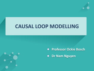 CAUSAL LOOP MODELLING 
Professor Ockie Bosch 
Dr Nam Nguyen 
 