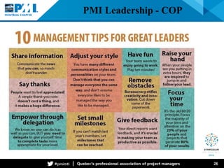 26 
PMI Leadership - COP  