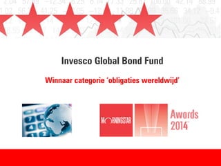 Invesco Global Bond Fund
Winnaar categorie ‘obligaties wereldwijd’
 