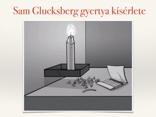 Sam Glucksberg gyertya kísérlete 
 
