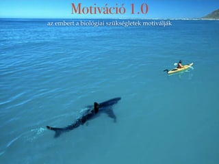 Motiváció 1.0 
az embert a biológiai szükségletek motiválják 
 