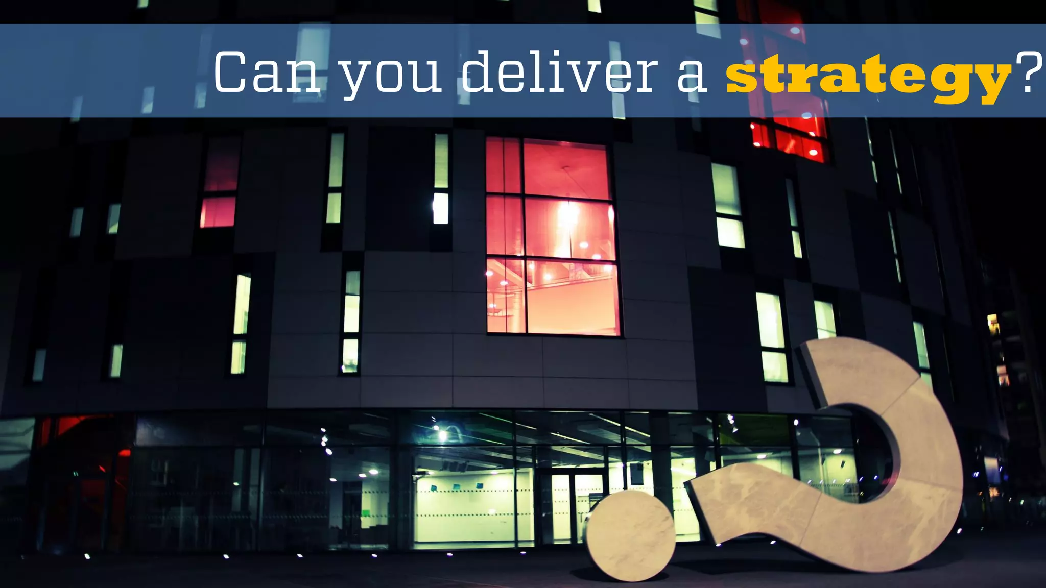 @wilreynolds
Can you deliver a strategy?
 