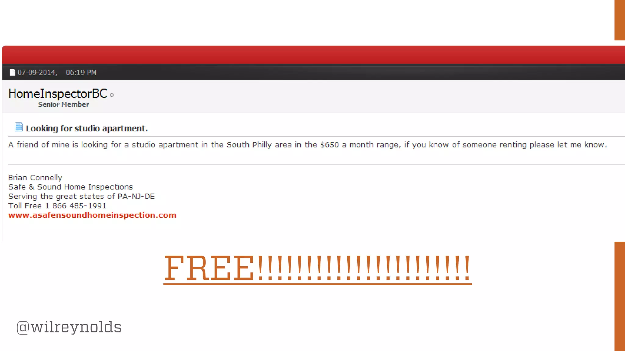 164
@wilreynolds
FREE!!!!!!!!!!!!!!!!!!!!!!
 