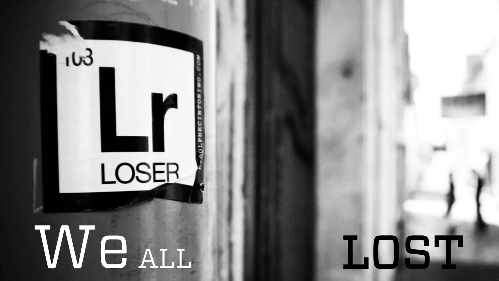 @wilreynoldsWeALL LOST
 