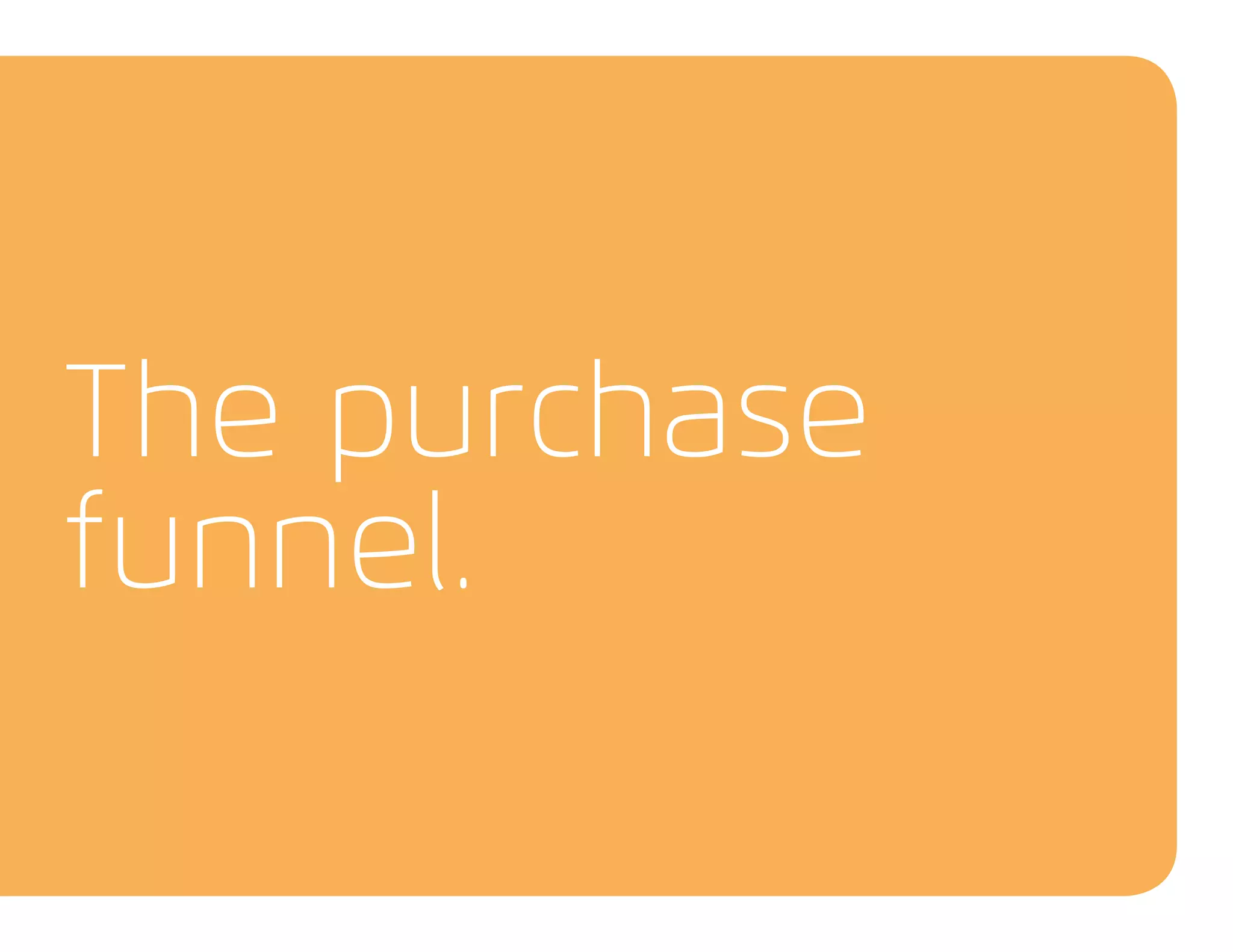 The purchase
funnel.
 