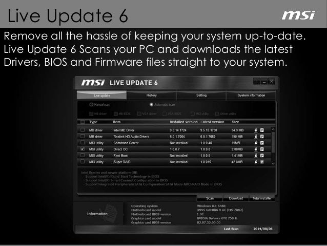 How To Update Msi Motherboard Drivers