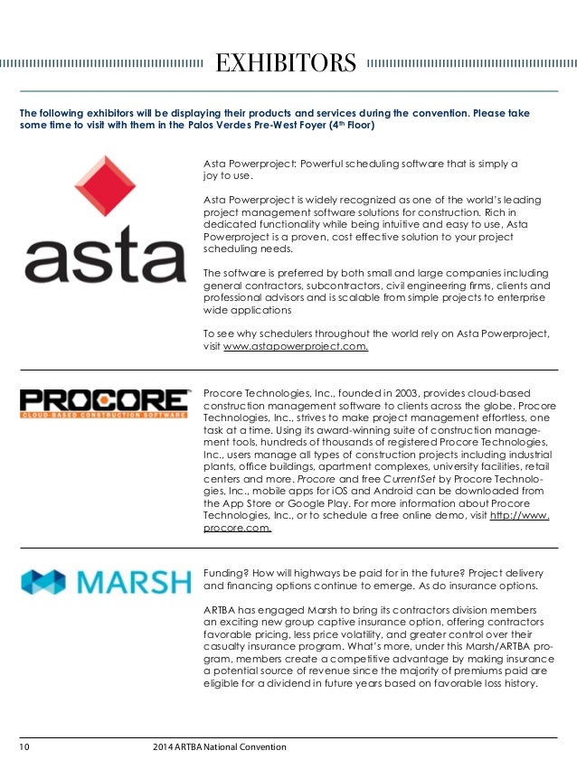 2014 National Convention Program Of Events