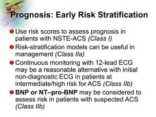 Non–ST-Elevation–ACS 2014 Guidelines | PPTX