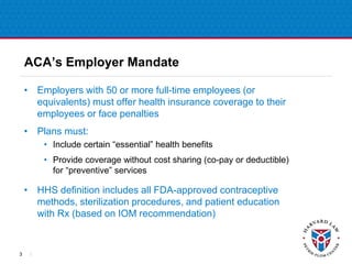Holly Fernandez Lynch, "Contraceptive Coverage Mandate and Litigation ...
