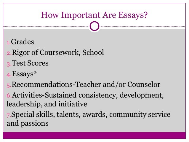 College application essay pay rules