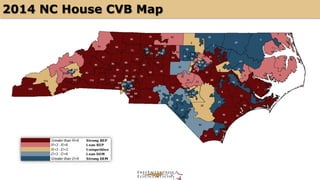 2014 NC House CVB Map 
 