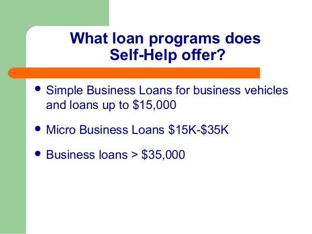 self help credit union