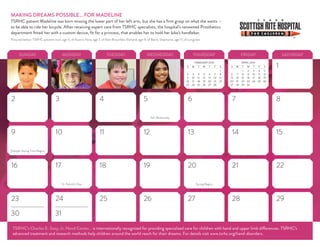 2013 Progress Report / 2014 Calendar - Texas Scottish Rite Hospital for  Children | PPT