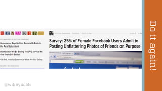 @wilreynolds 
Do it again!  