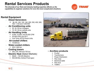 Trane Rental Services, your next equipment rental experience, | PPTX