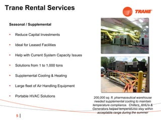 Trane Rental Services, your next equipment rental experience, | PPT