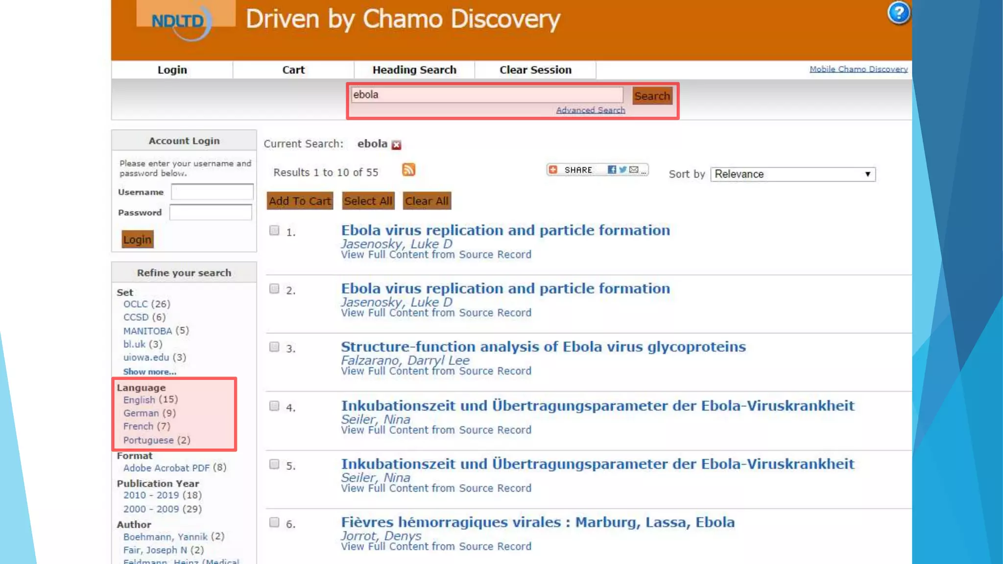 DEMO VTLS Thesis Search 
 