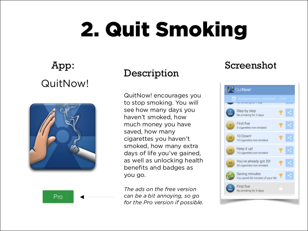 quit smoking app