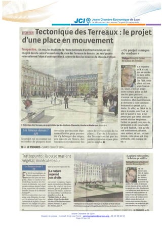 Jeune Chambre de Lyon
Dossier de presse – Contact Anne-Lise Torre - communication@jce-lyon.org - 06 20 98 66 94
Page 19 sur 24
 