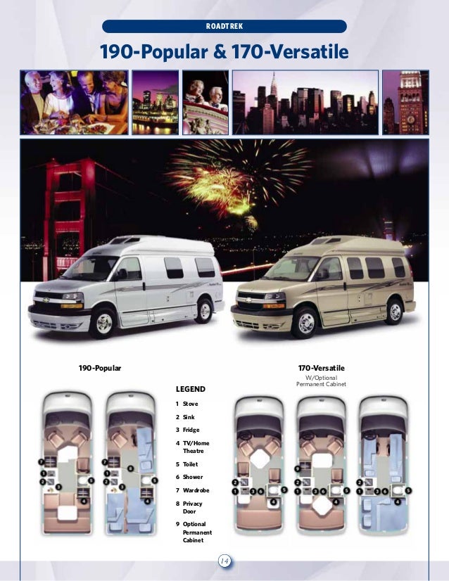 2014 Roadtrek Class B Motorhomes
