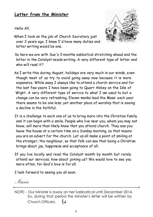 How to write an application letter to join a choir