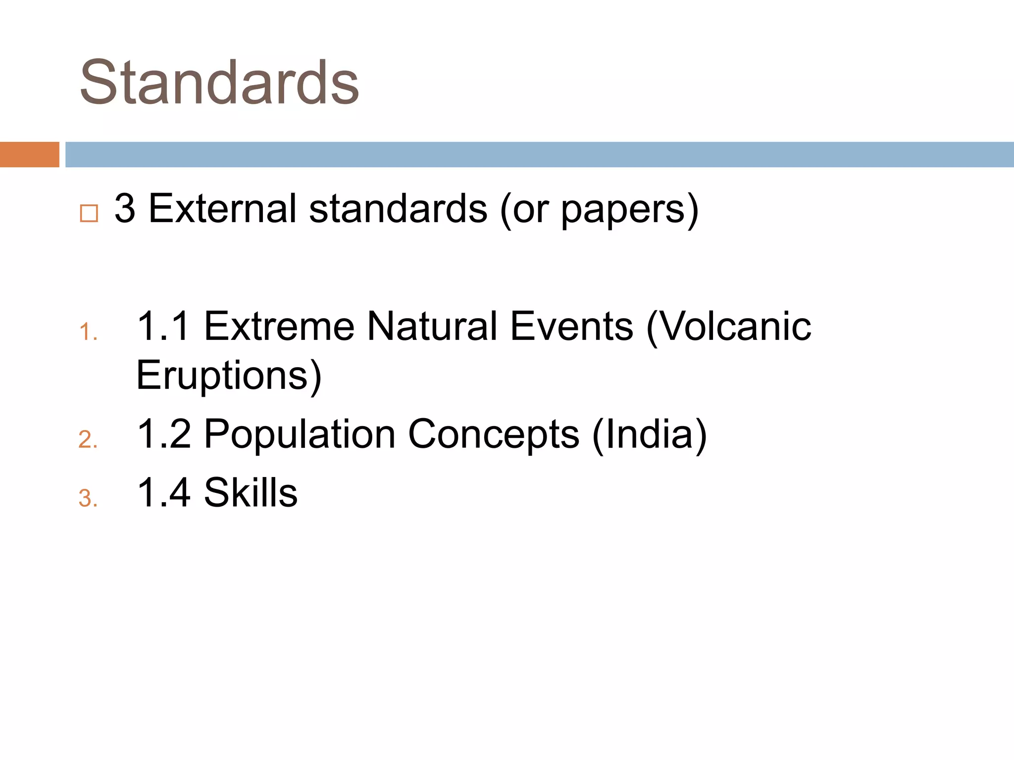 2014 Level 1 Geography Mock Exams Prep PPT