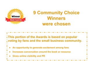 2014 Small Business Book Awards Winners