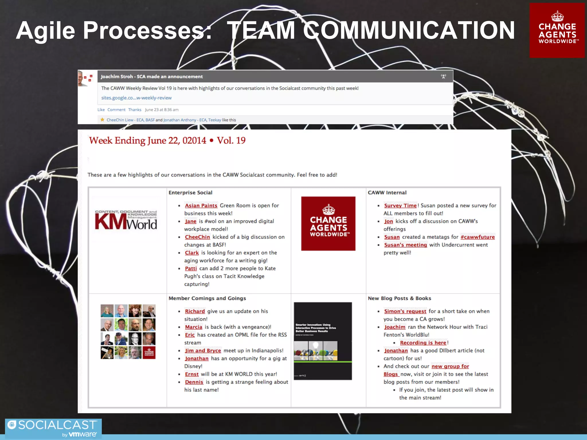 Agile Processes: CORNERSTONES
 