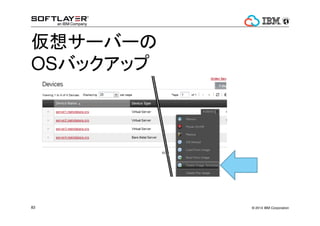 ? 2014 IBM Corporation83
륵`Щ`
OSХåå
 
