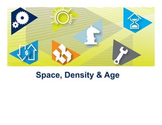 Space, Density & Age 
 