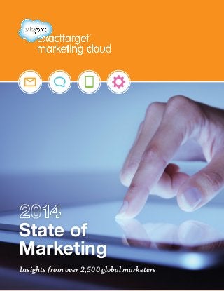 State of
Marketing
Insights from over 2,500 global marketers

 