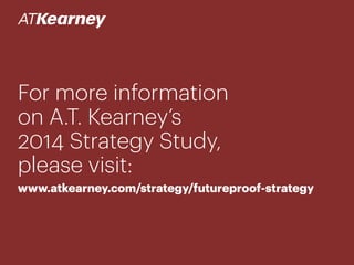 Strategy Study 2014 at a Glance  | A.T. Kearney