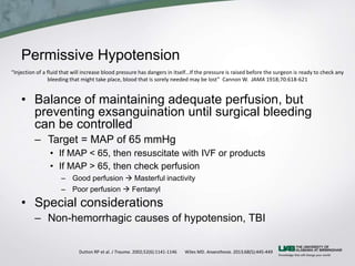 Update on Fluid Resuscitation | PPTX