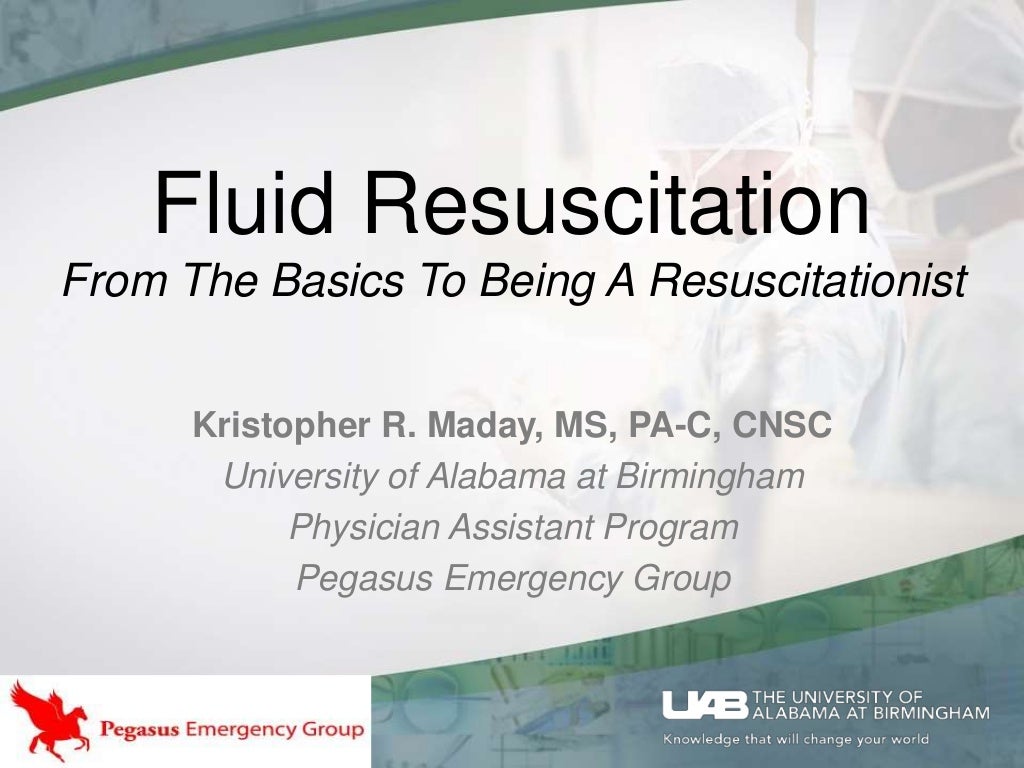 Update on Fluid Resuscitation