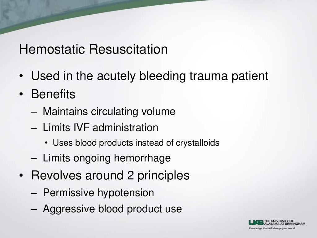 Update on Fluid Resuscitation
