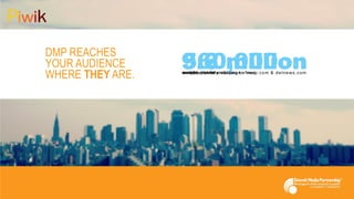 DMP REACHES
YOUR AUDIENCE
WHERE THEY ARE.
9.6 millionunique monthly visitors to freep.com & detnews.com
3.2 millionmonthly tablet-user page views
560,000mobile-phone visitors
 