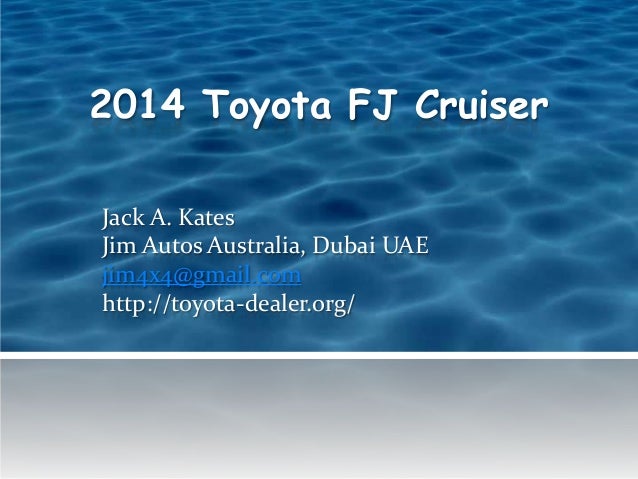 Toyota Fj Cruiser Fj Cruiser Diesel Petrol Suv Land Cruiser From Tha